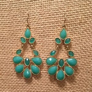 SALE! Chandelier earrings, boutique, gold